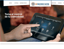 Tablet Screenshot of espaciosatumedida.com